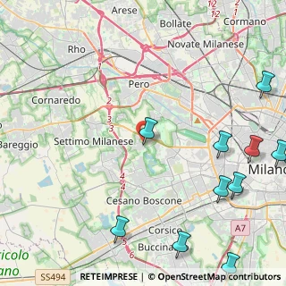 Mappa Via Sergio Tofano, 20153 Milano MI, Italia (6.47273)