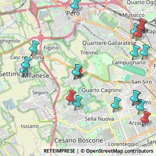 Mappa Via Sergio Tofano, 20153 Milano MI, Italia (2.97842)