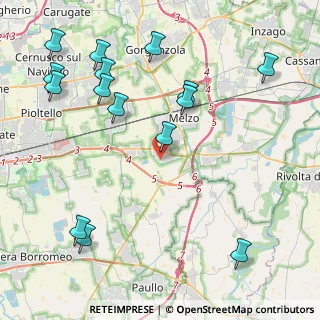 Mappa Via Dante Alighieri, 20060 Liscate MI, Italia (5.206)