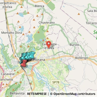 Mappa Piazza del Municipio, 10010 Cascinette d'Ivrea TO, Italia (2.55833)