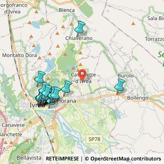 Mappa Piazza del Municipio, 10010 Cascinette d'Ivrea TO, Italia (2.278)