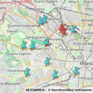 Mappa Viale Giovanni Migliara, 20149 Milano MI, Italia (2.18083)