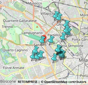 Mappa Viale Giovanni Migliara, 20149 Milano MI, Italia (1.7085)
