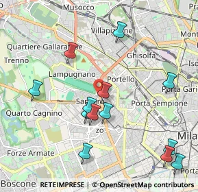 Mappa Viale Giovanni Migliara, 20149 Milano MI, Italia (2.19615)