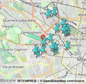 Mappa Viale Giovanni Migliara, 20149 Milano MI, Italia (1.61353)