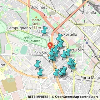 Mappa Viale Giovanni Migliara, 20149 Milano MI, Italia (0.8245)