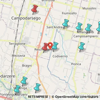 Mappa Via Guglielmo Marconi, 35011 Campodarsego PD, Italia (3.07917)