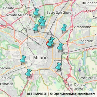 Mappa Zona Buenos Aires, 20124 Milano MI, Italia (3.65545)