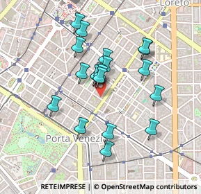 Mappa Zona Buenos Aires, 20100 Milano MI, Italia (0.3825)