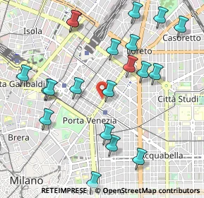 Mappa Zona Buenos Aires, 20100 Milano MI, Italia (1.1415)