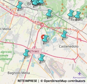 Mappa Via Martiri della Libertà, 25010 Borgosatollo BS, Italia (5.973)