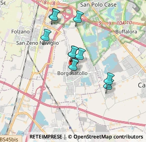 Mappa Via Martiri della Libertà, 25010 Borgosatollo BS, Italia (1.45273)
