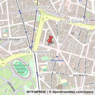 Mappa Via della Moscova, 60, 20160 Milano, Milano (Lombardia)