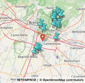 Mappa Via Molino Vecchio, 25010 Zona Artigianale Canneto BS, Italia (6.95813)