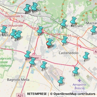 Mappa Via Molino Vecchio, 25010 Zona Artigianale Canneto BS, Italia (5.628)