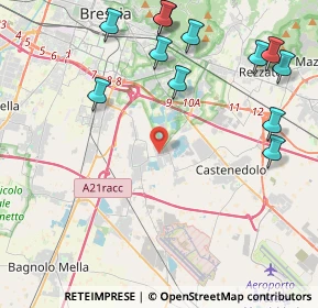 Mappa Via Molino Vecchio, 25010 Zona Artigianale Canneto BS, Italia (5.24833)