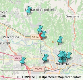 Mappa Via Giovanni Battista Pighi, 37124 Parona VR, Italia (4.53231)
