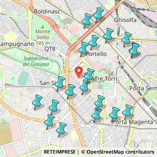 Mappa Via Monte Bianco, 20122 Milano MI, Italia (1.193)