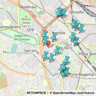 Mappa Via Monte Bianco, 20122 Milano MI, Italia (1.0655)