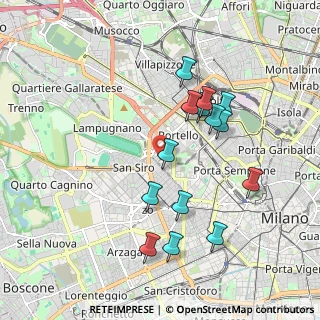 Mappa Via Monte Bianco, 20122 Milano MI, Italia (1.83071)