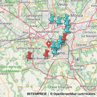 Mappa Via Guglielmo Silva, 20148 Milano MI, Italia (6.01231)