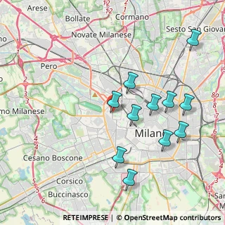 Mappa Viale Eginardo, 20149 Milano MI, Italia (4.02545)