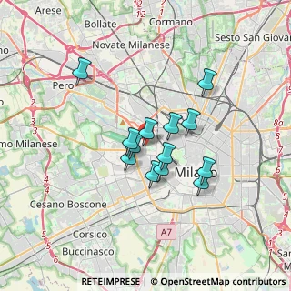 Mappa Viale Eginardo, 20149 Milano MI, Italia (2.56)