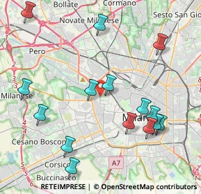 Mappa Viale Eginardo, 20149 Milano MI, Italia (4.662)