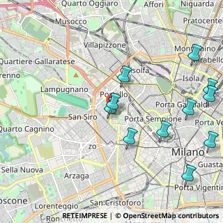 Mappa Viale Eginardo, 20149 Milano MI, Italia (2.46273)