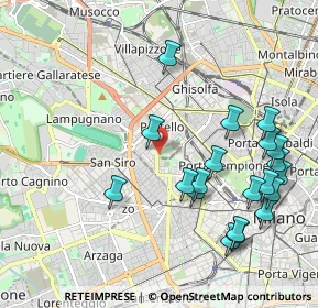 Mappa Viale Eginardo, 20149 Milano MI, Italia (2.2715)