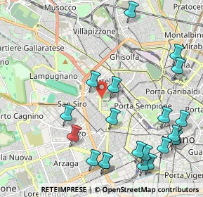 Mappa Viale Eginardo, 20149 Milano MI, Italia (2.5865)