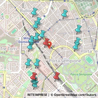 Mappa Via Andrea Massena, 20135 Milano MI, Italia (0.5845)