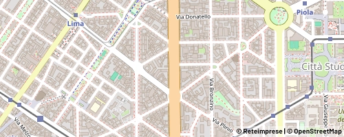 Mappa Milán