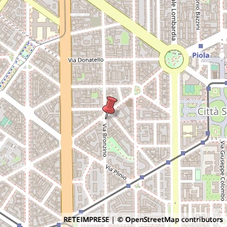 Mappa Via Bronzino, 20, 20133 Milano, Milano (Lombardia)