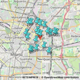 Mappa Via Renato Fucini, 20133 Milano MI, Italia (1.3205)
