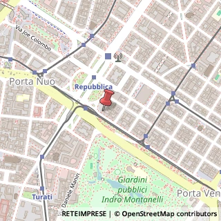 Mappa Piazza della Repubblica, 12, 20124 Milano, Milano (Lombardia)