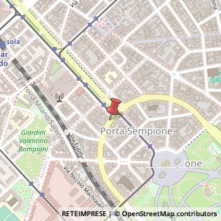 Mappa Via Antonio Canova,  42, 20145 Milano, Milano (Lombardia)