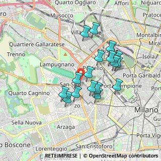 Mappa Via Monte Rosa, 20123 Milano MI, Italia (1.50529)