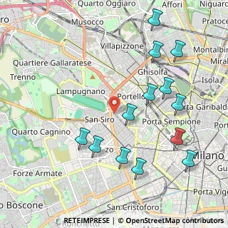 Mappa Via Monte Rosa, 20123 Milano MI, Italia (2.26923)