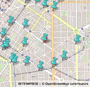 Mappa Via Stradella Alessandro, 20129 Milano MI, Italia (0.721)