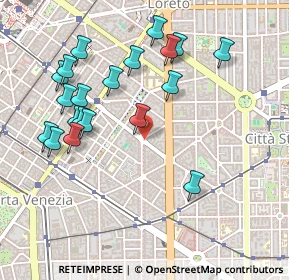Mappa Via Stradella Alessandro, 20129 Milano MI, Italia (0.516)