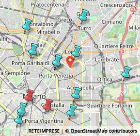 Mappa Via Stradella Alessandro, 20129 Milano MI, Italia (2.48385)