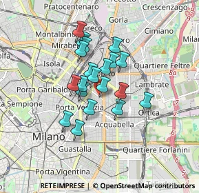 Mappa Via Stradella Alessandro, 20129 Milano MI, Italia (1.2215)