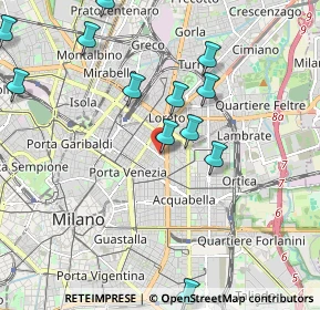 Mappa Via Stradella Alessandro, 20129 Milano MI, Italia (2.24167)