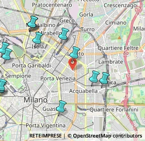 Mappa Via Stradella Alessandro, 20129 Milano MI, Italia (2.805)