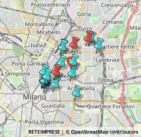 Mappa Via Stradella Alessandro, 20129 Milano MI, Italia (1.368)