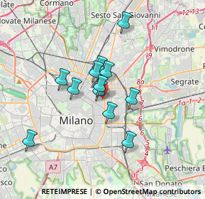 Mappa Via Stradella Alessandro, 20129 Milano MI, Italia (2.635)