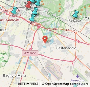 Mappa Via Molino Vecchio, 25010 Borgosatollo BS, Italia (7.28947)