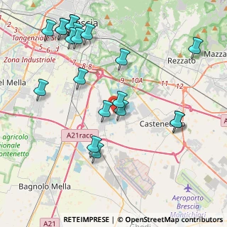 Mappa Via Molino Vecchio, 25010 Borgosatollo BS, Italia (4.834)