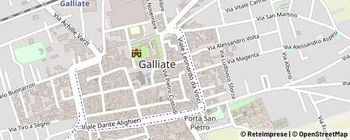 Mappa Galliate
